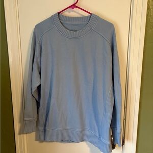 Aerie Light Blue Crew Neck Sweatshirt